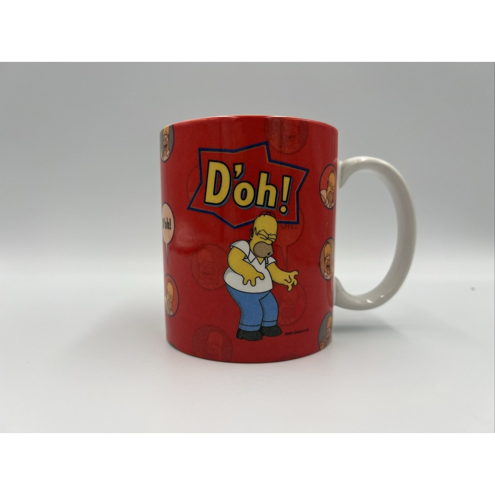 Simpson's 2004‎ 20th Century Fox D'oh Homer Simpson Mug Red